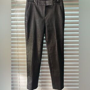 White House Black Market Metallic Slim Pants